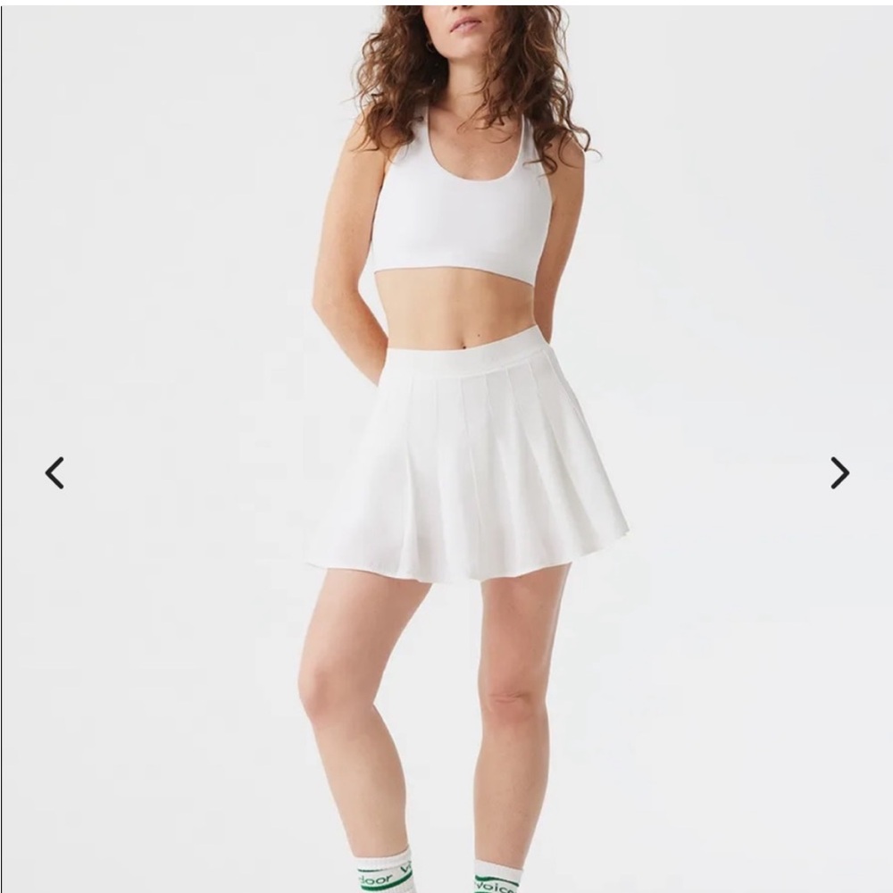 White Tennis Skirt